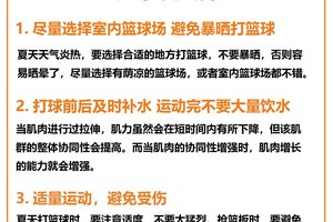 如何进行有效的篮球夏训以提高个人技能